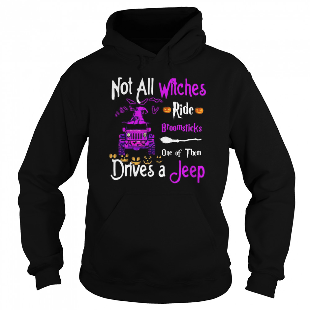 Not All Witches Ride Broomsticks One Of Them Drives A Jeep Unisex Hoodie