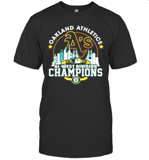 Oakland Athletics 2020 Al West Division Champion T-Shirt Classic Men's T-shirt