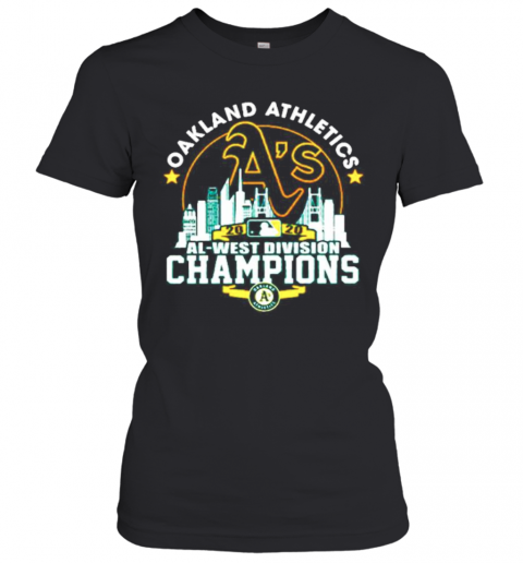 Oakland Athletics 2020 Al West Division Champion T-Shirt Classic Women's T-shirt