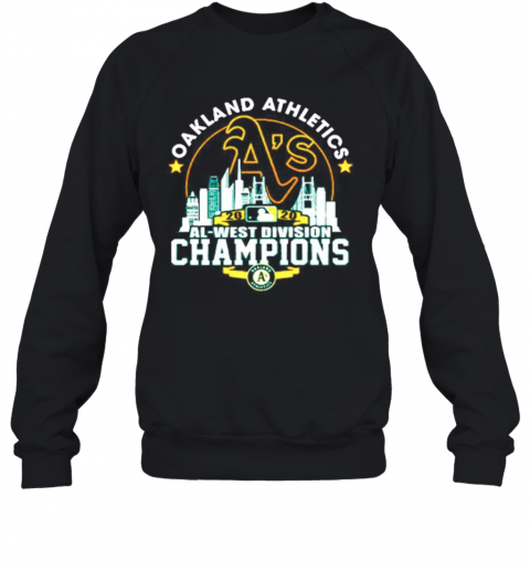 Oakland Athletics 2020 Al West Division Champion T-Shirt Unisex Sweatshirt