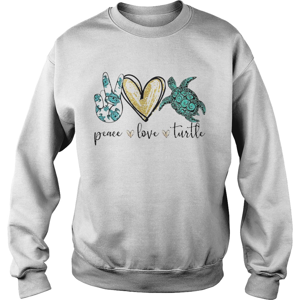 Peace Love Turtle Sweatshirt