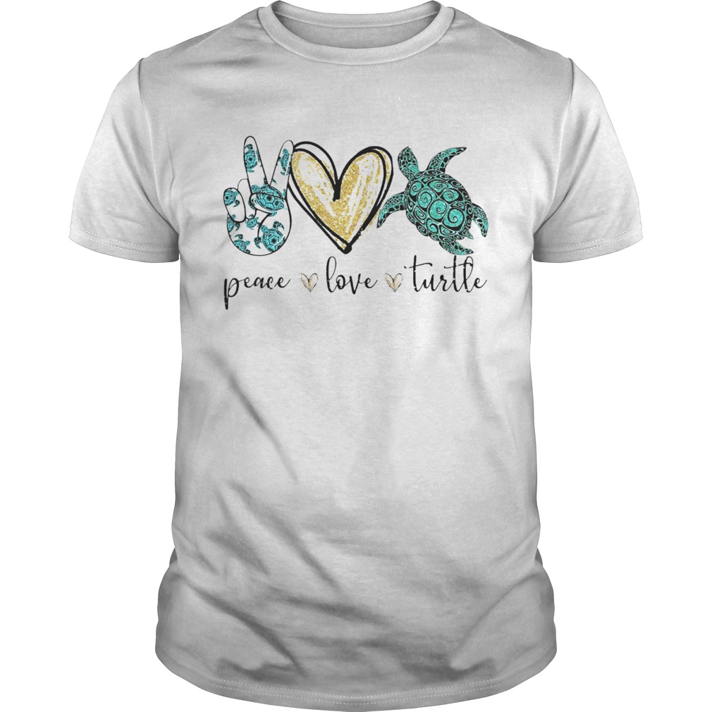 Peace Love Turtle shirt