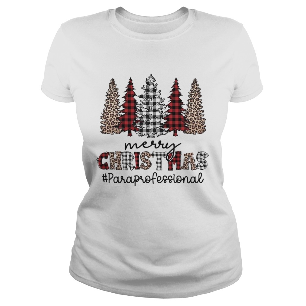 Pines Merry Christmas Paraprofexssional Classic Ladies