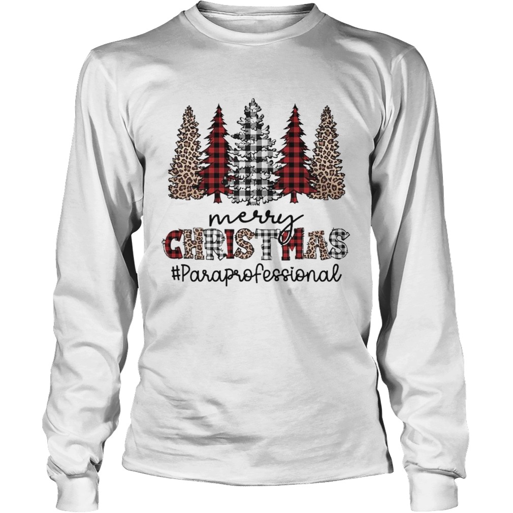Pines Merry Christmas Paraprofexssional Long Sleeve