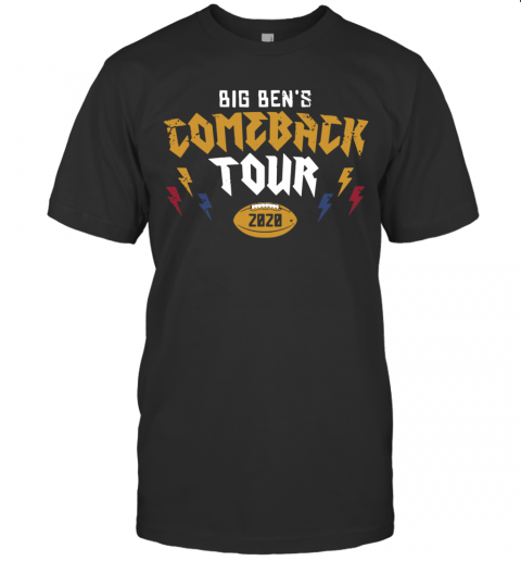Pittsburgh Steelers Big Ben's Comeback Tour 2020 T-Shirt