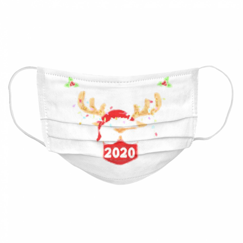 Reindeer Face Mask Merry Christmas Quarantine 2020 Cloth Face Mask