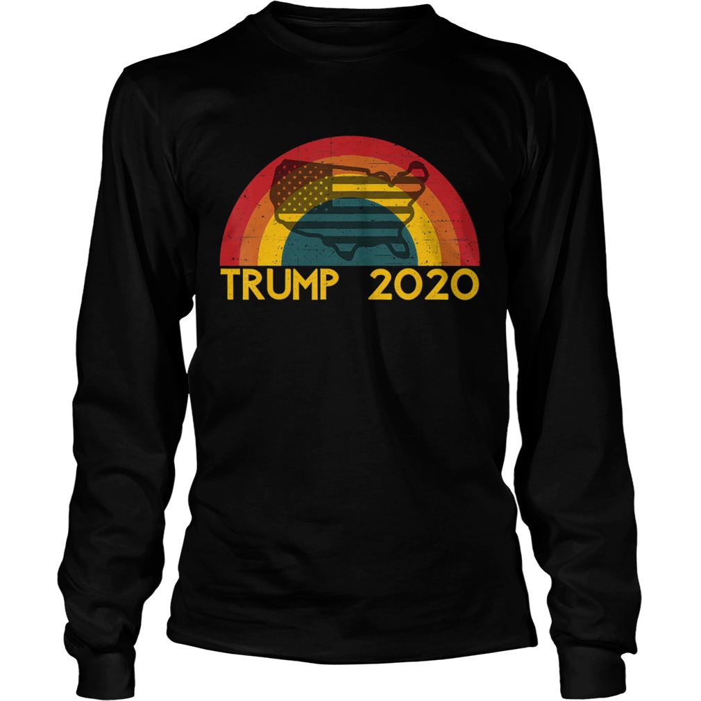 Retro Trump 2020 Presidential Election Long Sleeve