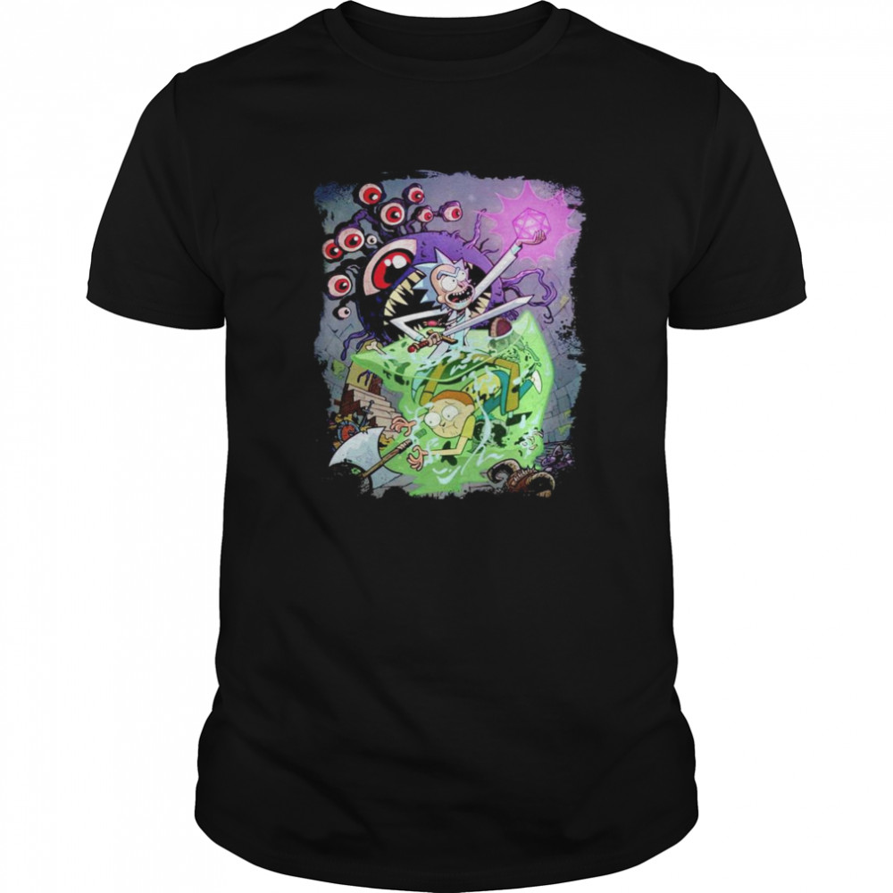 Rick and Morty Dungeons shirt
