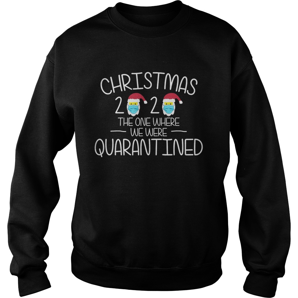 Santa Claus Quarantine Merry Christmas Present Xmas 2020 Sweatshirt
