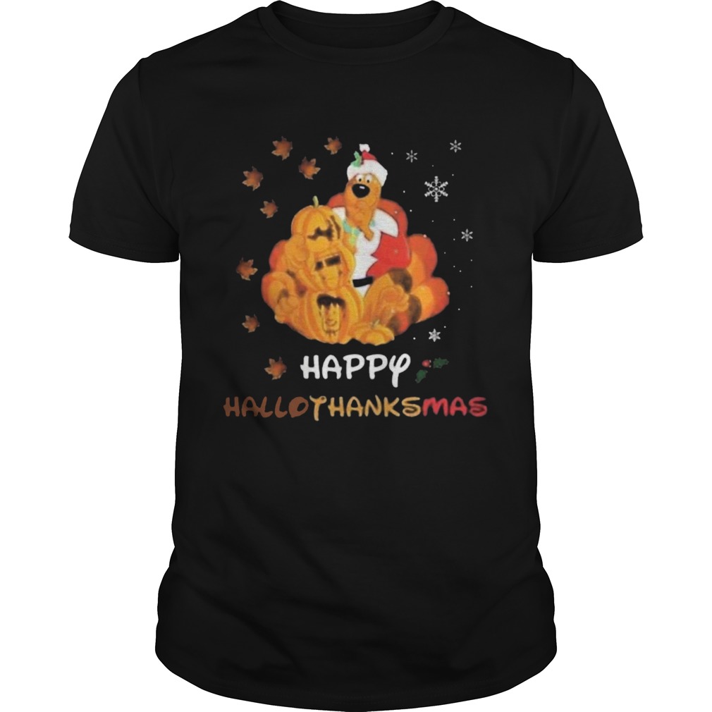 Scooby Doo Happy Hallothanksmas Christmas Halloween shirt