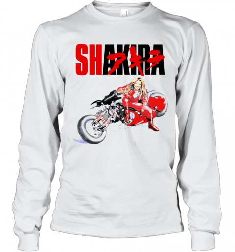 Shakira Akira Anime T-Shirt Long Sleeved T-shirt 