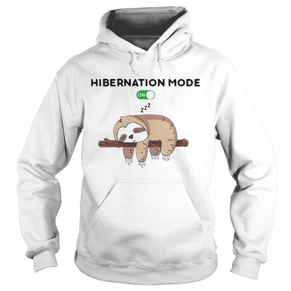 Sloth Is Sleeping Hibernation Mode On Hoodie