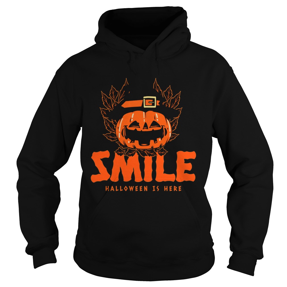 Smile Pumpkin Halloween Day Is Here Hoodie