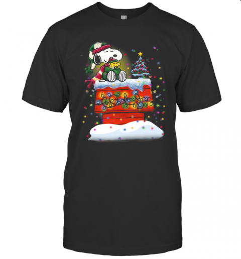 Snoopy And Woodstock Merry Christmas T-Shirt
