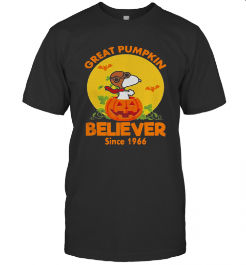 Snoopy Great Pumpkin Believer Since 1966 Halloween T-Shirt