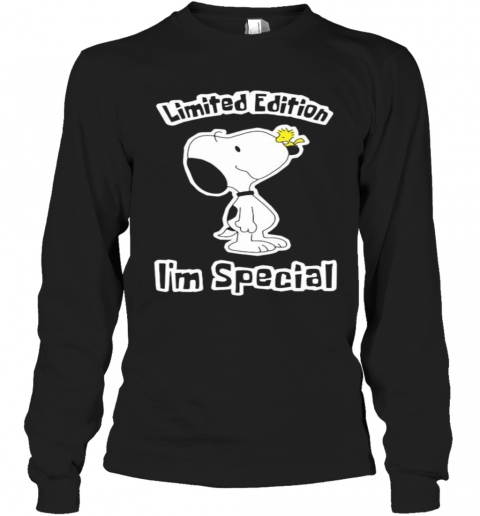 Snoopy Limited Edition I'M Special T-Shirt Long Sleeved T-shirt 