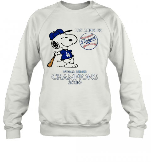 Snoopy Los Angeles Dodgers World Series Champions 2020 T-Shirt Unisex Sweatshirt