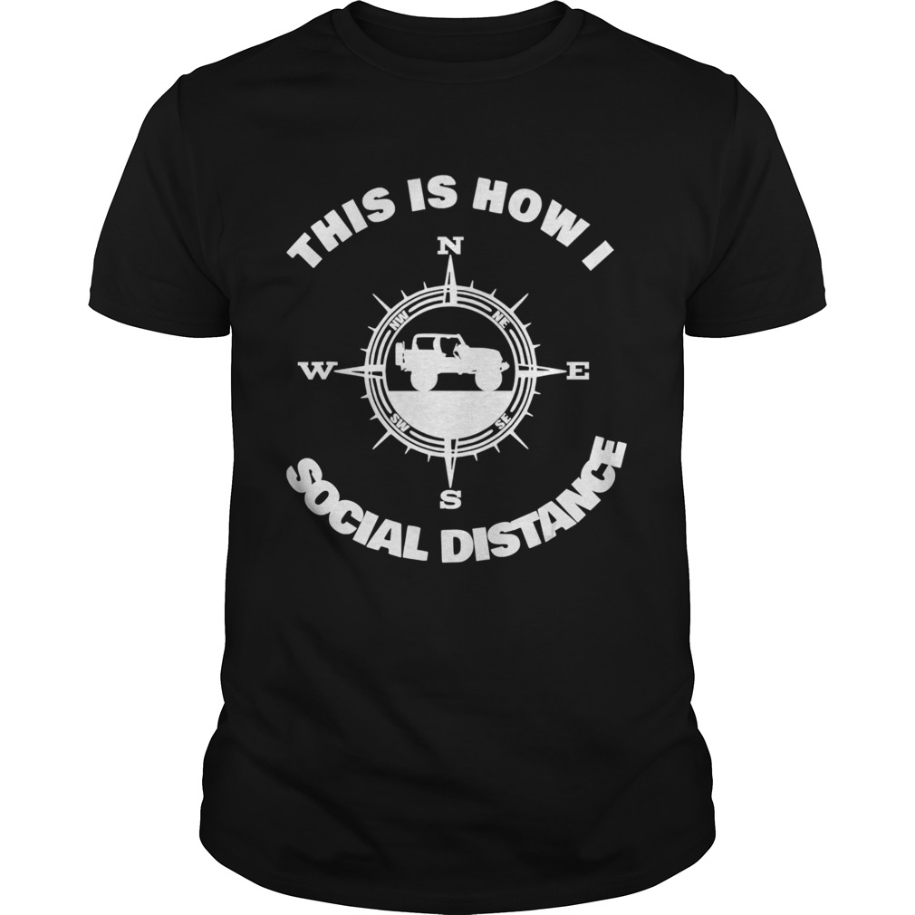 Social Distance Jeeping Off Road shirt