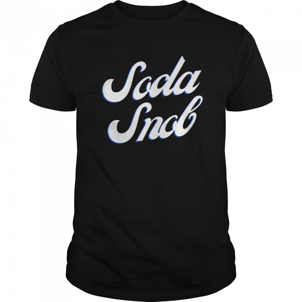 Soda Snob Printed Front and Back Novelty shirt