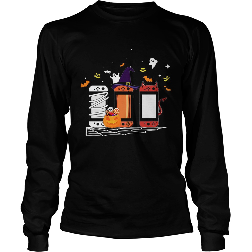 Spooky Game Console In Halloween Design Long Sleeve