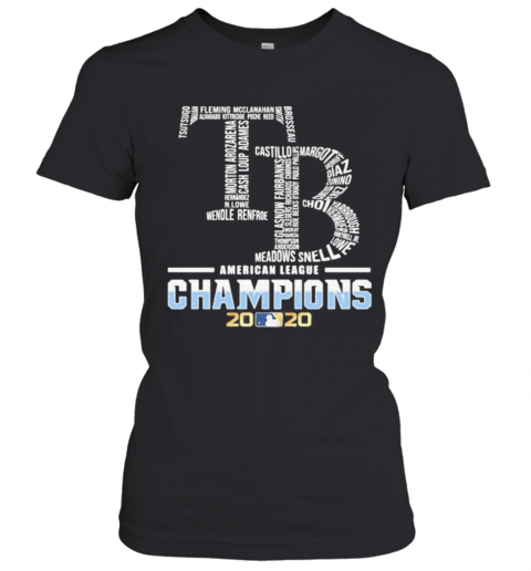 Tampa Bay Rays Logo American League Champions 2020 T-Shirt Classic Women's T-shirt