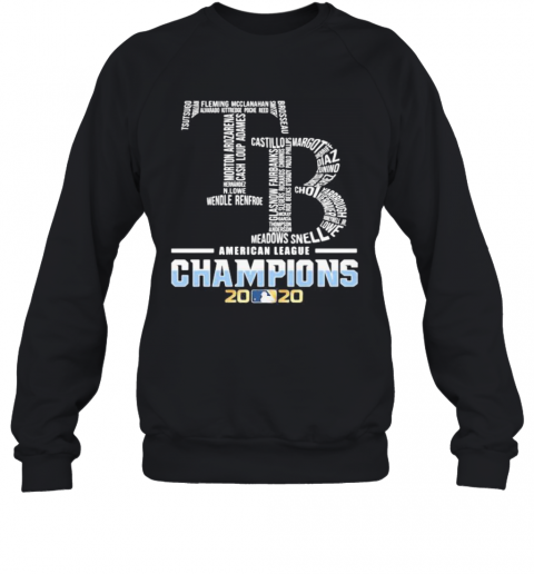 Tampa Bay Rays Logo American League Champions 2020 T-Shirt Unisex Sweatshirt
