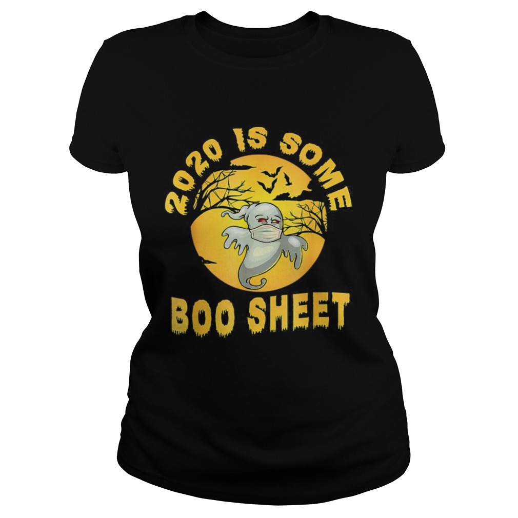 This Is Boo Sheet Shirt 2020 Halloween Funny Ghost Costume Classic Ladies