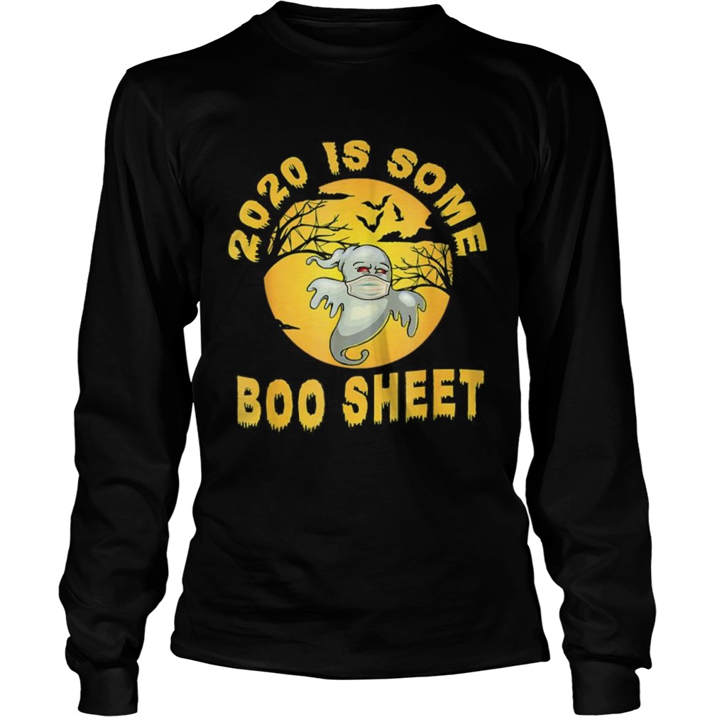 This Is Boo Sheet Shirt 2020 Halloween Funny Ghost Costume Long Sleeve