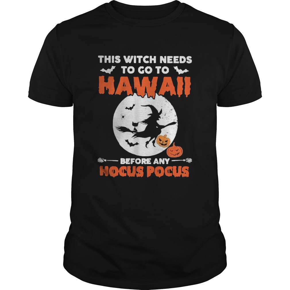 This Witch needs to go to Hawaii before any Hocus Pocus Halloween shirt