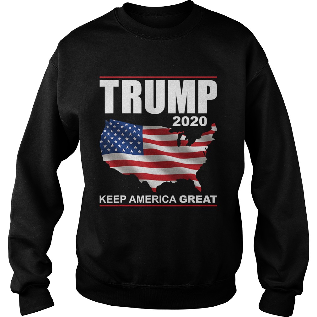 Trump 2020 USA Flag Keep America Great Vote Trump Sweatshirt
