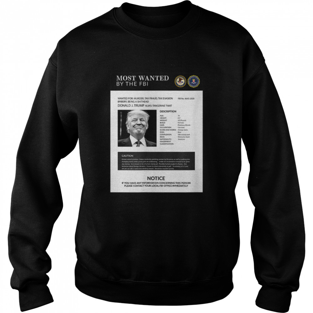 Trump wanted poster trump wanted poster str8evil vote Unisex Sweatshirt