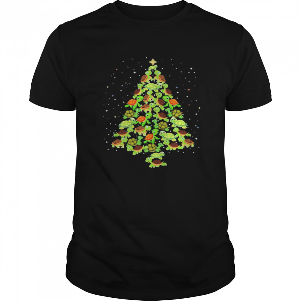 Turtles Ugly Christmas tree shirt