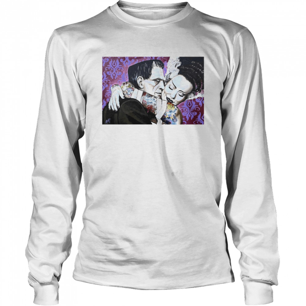 Undying Love By Mike Bell For Lowbrow Art Company Long Sleeved T-shirt
