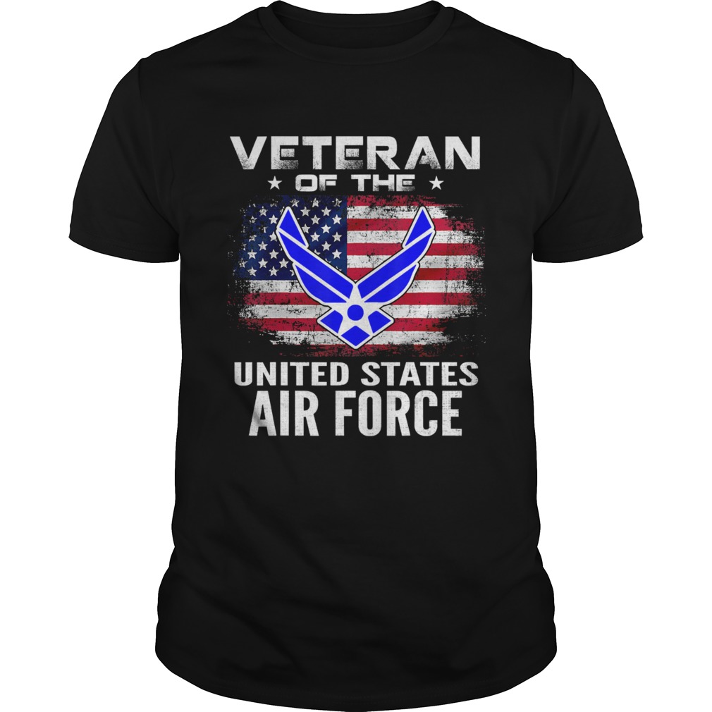 Veteran Of The United States Air Force With American Flag shirt