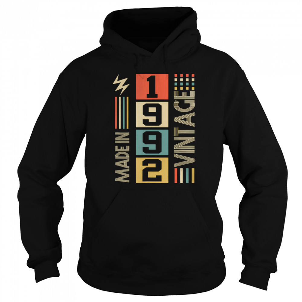 Vintage Legends Born Made In 1992 28th Unisex Hoodie