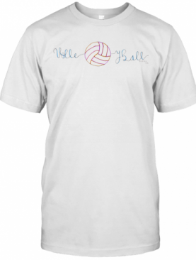 Volleyball And Calligraphy T-Shirt
