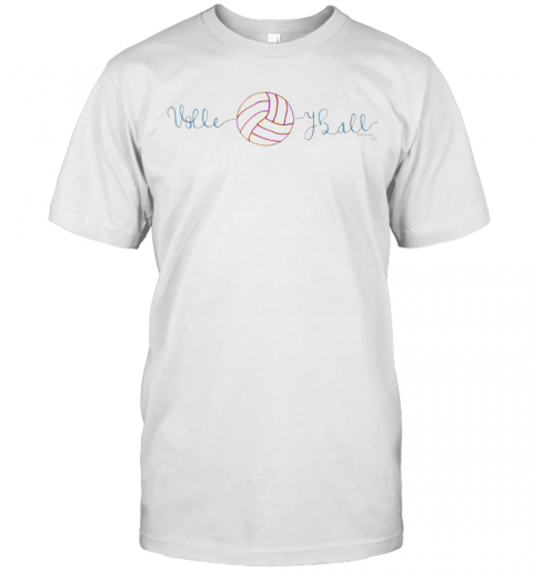 Volleyball And Calligraphy T-Shirt