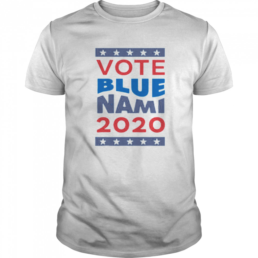 Vote Blue Nami Blue shirt