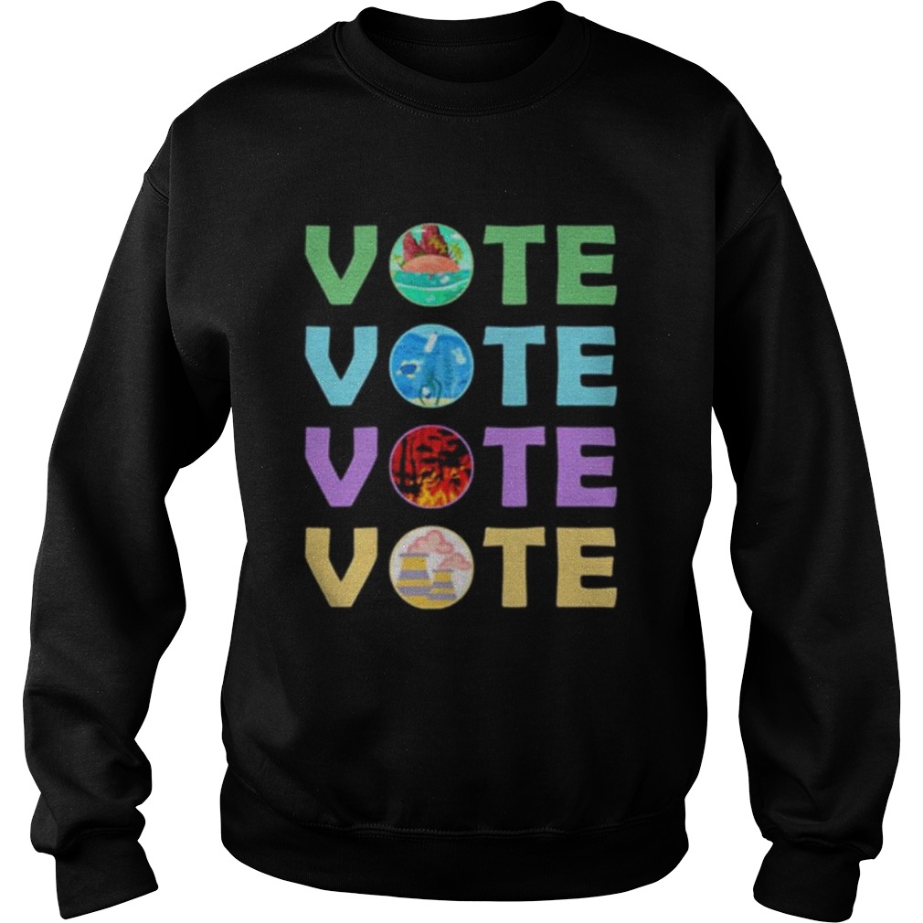 Vote For Mother Earth Global Warming Sweatshirt