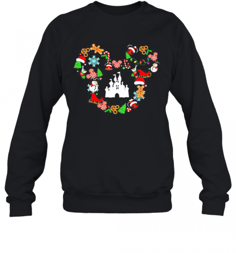 Walt Disney Mickey Mouse Merry Christmas T-Shirt Unisex Sweatshirt