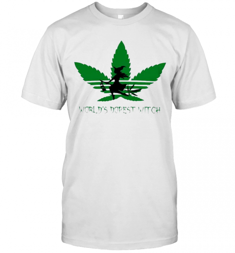 Weed Adidas Witch Worlds Dopest Witch T-Shirt Classic Men's T-shirt