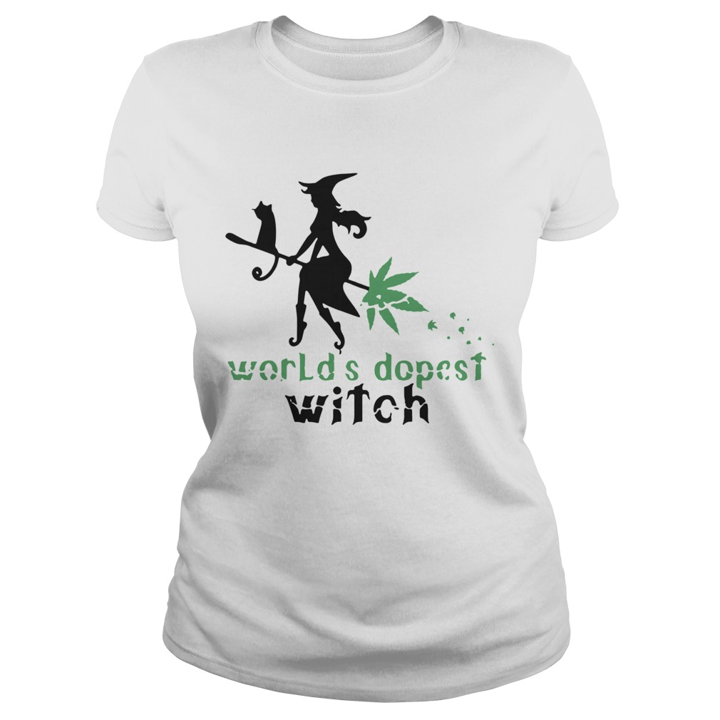 Worlds Dopest Witch Classic Ladies