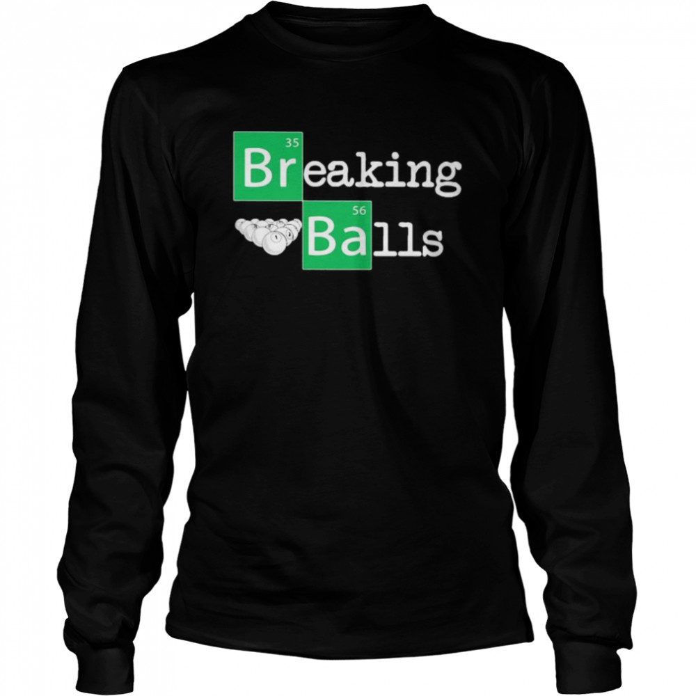 breaking balls billiard Long Sleeved T-shirt