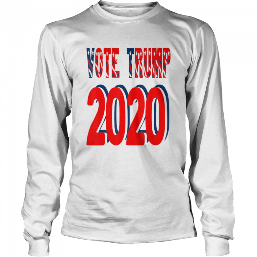 vote trump 2020 america Long Sleeved T-shirt