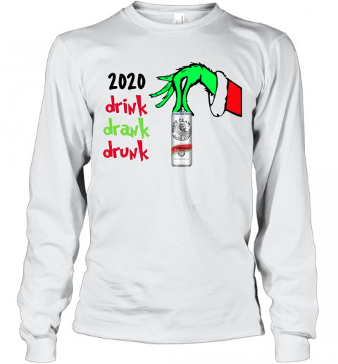 2020 Drink Drank Drunk Christmas T-Shirt Long Sleeved T-shirt 