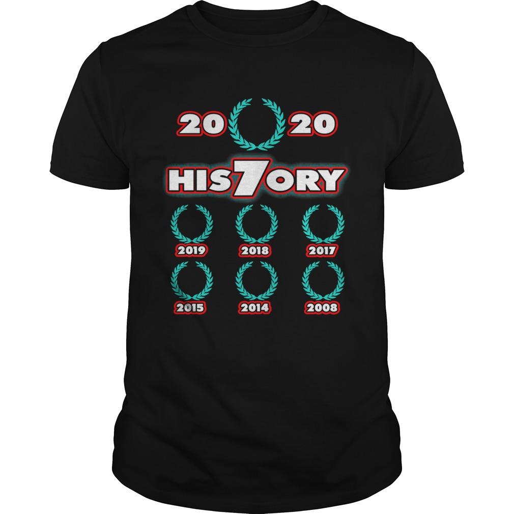 2020 His7ory Times World Champion shirt