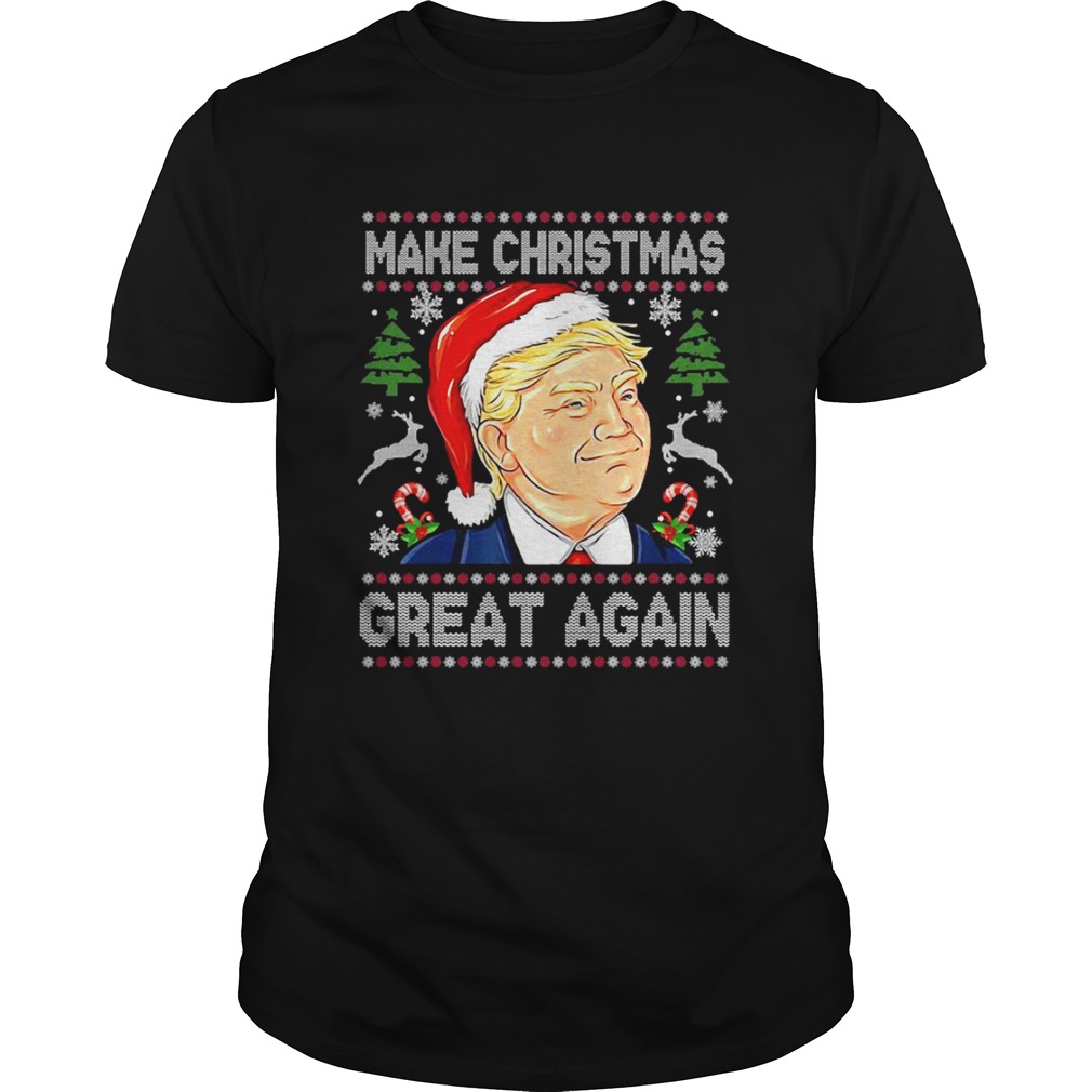 2020 Trump Make Christmas Great Again Funny Ugly Christmas shirt