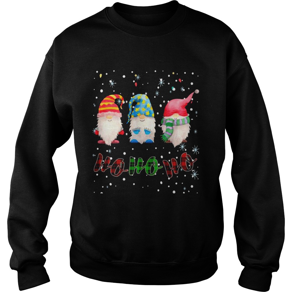 3 Nordic Wise Gnomes Winter Christmas Swedish Tomte Elves Sweatshirt