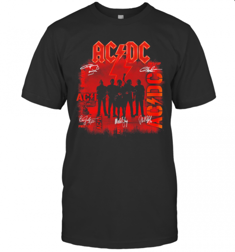 AC DC Shot In The Dark Signatures T-Shirt