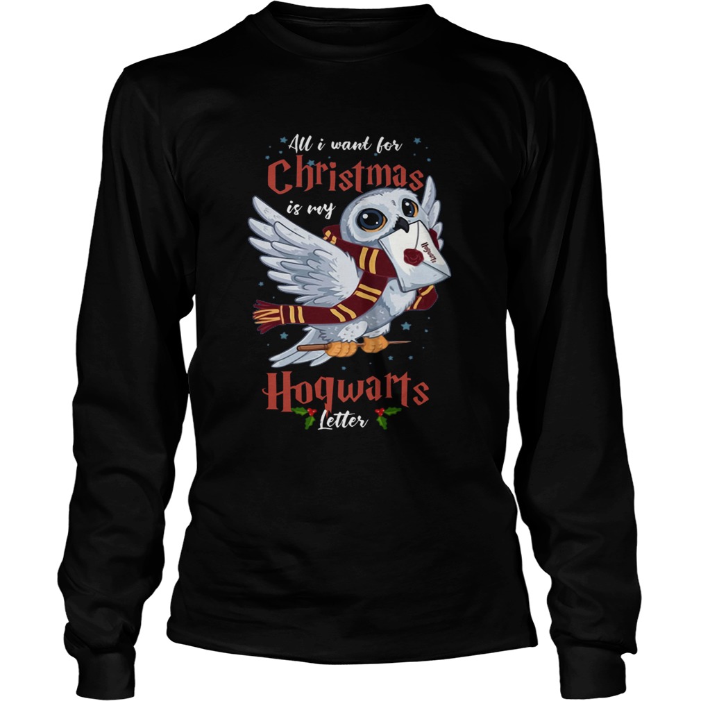 All I Want For Christmas Is My Hogwarts Letter Long Sleeve